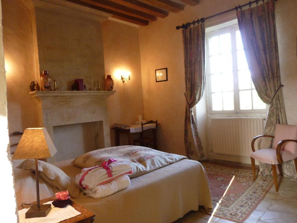Manoir de L'Hermerel Géfosse-Fontenay Chambre photo